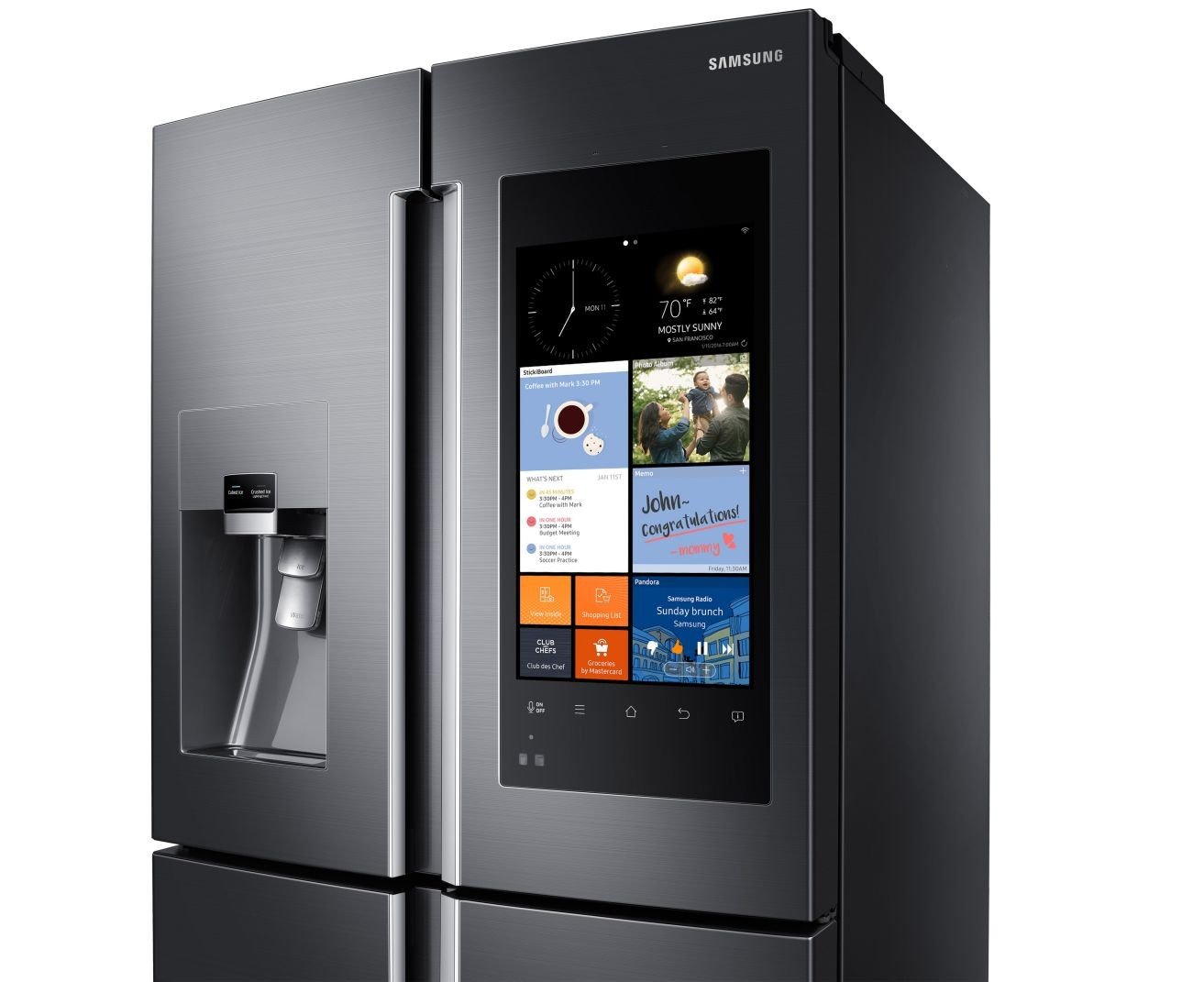 Топ холодильников цена качество 2024. Samsung Family Hub. Самсунг Фэмили хаб холодильник. Samsung Smart Fridge. Samsung Family Hub 2022.