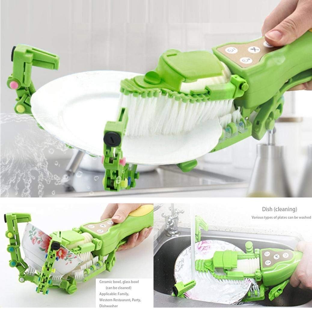 This Motorized Handheld Dish Scrubber Makes Doing Dishes Easy